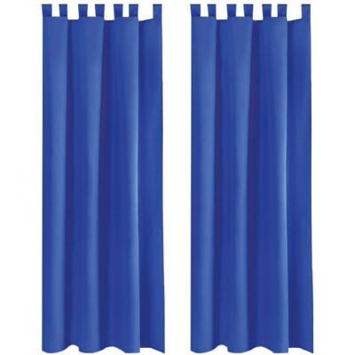 Bestlivings 2er Set Dekoschal EllenSchlaufe mit Raffhalter & Haken 140 x 245 cm Blau Bestlivings 2er Set Dekoschal EllenSchlaufe mit Raffhalter & Haken 140 x 245 cm Blau