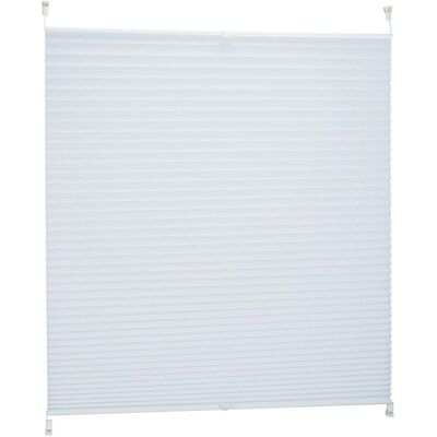 Relaxdays Plissee Rollo Polyester Weiß Halbtransparent Ohne Bohren 100 cm x 130 cm Relaxdays Plissee Rollo Polyester Weiß Halbtransparent Ohne Bohren 100 cm x 130 cm