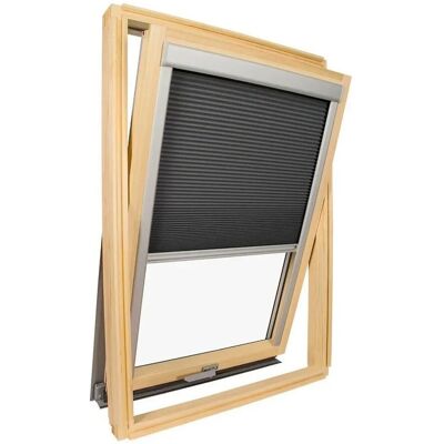 Avosdim Wabenplissee Für Velux Dachfenster Anthrazitgrau MK08 Avosdim Wabenplissee Für Velux Dachfenster Anthrazitgrau MK08