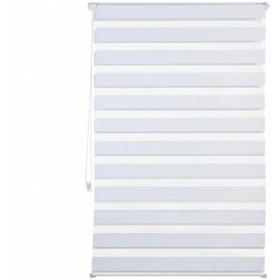 Relaxdays Doppelrollo Klemmfix Aluminium Polyester Weiß Ohne Bohren 90 cm x 150 cm Relaxdays Doppelrollo Klemmfix Aluminium Polyester Weiß Ohne Bohren 90 cm x 150 cm