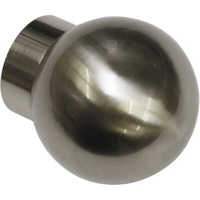 Gardinia Endstück Windsor Ball für Ø 25 mm Edelstahloptik 2-er Pack Gardinia Endstück Windsor Ball für Ø 25 mm Edelstahloptik 2-er Pack