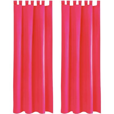 Bestlivings 2er Set Dekoschal EllenSchlaufe mit Raffhalter & Haken 140 x 245 cm Pink Bestlivings 2er Set Dekoschal EllenSchlaufe mit Raffhalter & Haken 140 x 245 cm Pink