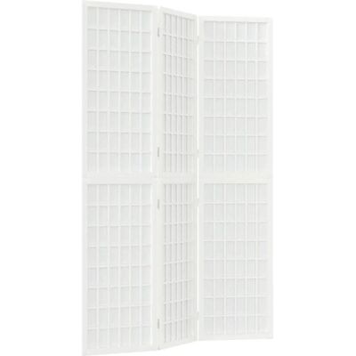 vidaXL Weiß 120x170cm Japanischer Shoji Raumteiler 3-Panel vidaXL Weiß 120x170cm Japanischer Shoji Raumteiler 3-Panel