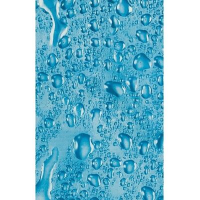 Euroshowers Duschvorhang Wasserstruktur 180 x 200 cm mit 12 Ringen Euroshowers Duschvorhang Wasserstruktur 180 x 200 cm mit 12 Ringen