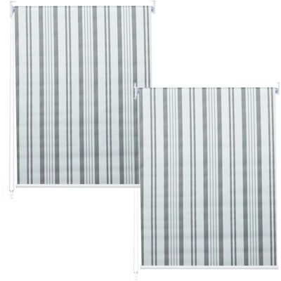 MCW Rollo D52 2er-Set 120x230cm Grau-Weiß MCW Rollo D52 2er-Set 120x230cm Grau-Weiß