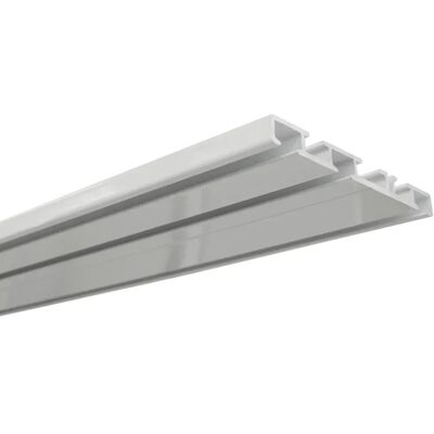 GARDINIA Aluminium-Vorhangschiene 200cm, 3-läufig, weiß GARDINIA Aluminium-Vorhangschiene 200cm, 3-läufig, weiß