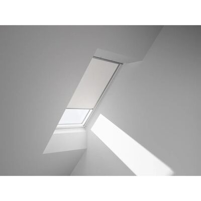 Velux Verdunkelungsrollo - Weiß/Aluminium - Vollverdunkelung Velux Verdunkelungsrollo - Weiß/Aluminium - Vollverdunkelung