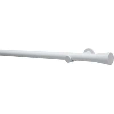 Gardinia Gardinenstangen-Set Korfu Ø 28 mm 1-Lauf 160 cm Weiß Gardinia Gardinenstangen-Set Korfu Ø 28 mm 1-Lauf 160 cm Weiß