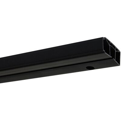 Gardinia Vorhangschienen-Set - 150cm, Schwarz, Zubehör - Gardinenstange Gardinia Vorhangschienen-Set - 150cm, Schwarz, Zubehör - Gardinenstange