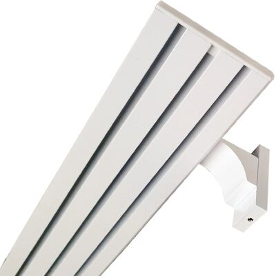 Bestlivings Wandträger für Aluminium Vorhangschiene Weiß 3 bis 4 Lauf Bestlivings Wandträger für Aluminium Vorhangschiene Weiß 3 bis 4 Lauf