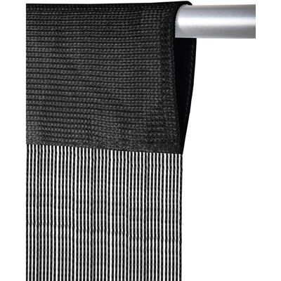 Arsvita Fadenvorhang Fadengardine Gardine Vorhang Prince 140 cm x 250 cm Schwarz Arsvita Fadenvorhang Fadengardine Gardine Vorhang Prince 140 cm x 250 cm Schwarz