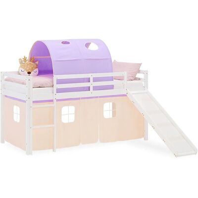 Homestyle4u Kinder Hochbett 90x200 Rutsche Grün Kinderbett Weiß 2952 Homestyle4u Kinder Hochbett 90x200 Rutsche Grün Kinderbett Weiß 2952