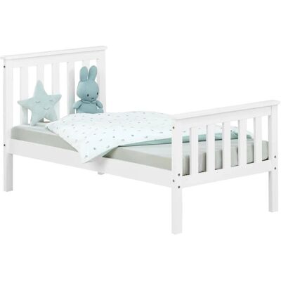 Homestyle4u Kinderbett 70x140 in Weiß 1417 Homestyle4u Kinderbett 70x140 in Weiß 1417