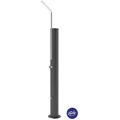 Gre Solardusche Aluminium 30, Schwarz Gre Solardusche Aluminium 30, Schwarz