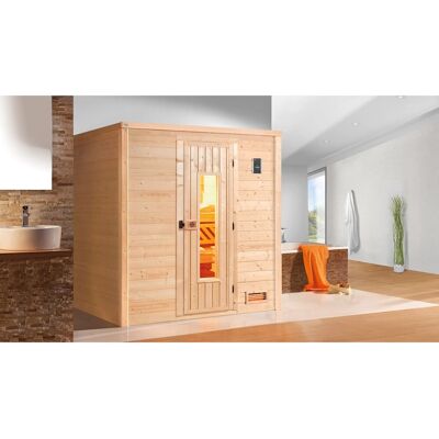 Weka Bergen Sauna - 2-3 Personen, Ohne Ofen, Innen Weka Bergen Sauna - 2-3 Personen, Ohne Ofen, Innen