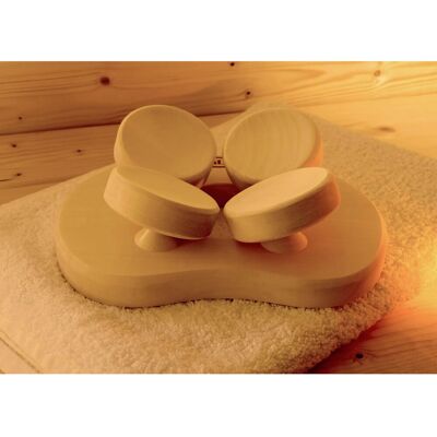 WEKA Saunakopfstütze - Ergonomisch, Beige WEKA Saunakopfstütze - Ergonomisch, Beige