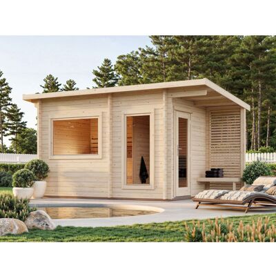 PALMAKO Sanna - Saunahaus - 350x249x210 cm PALMAKO Sanna - Saunahaus - 350x249x210 cm