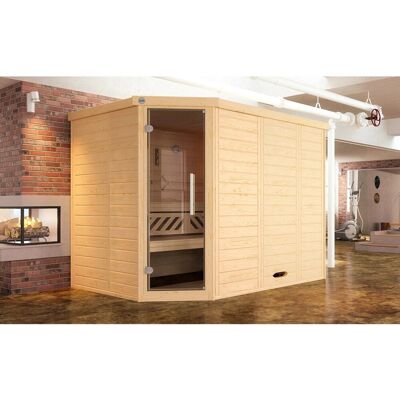 WEKA Sauna Kemi Eck 2 - Sauna - Innenbereich - 6 Personen WEKA Sauna Kemi Eck 2 - Sauna - Innenbereich - 6 Personen