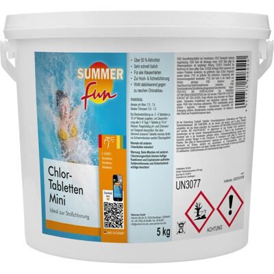 Summer Fun Chlor-Tabletten Mini 20 g Inhalt 5 kg Summer Fun Chlor-Tabletten Mini 20 g Inhalt 5 kg