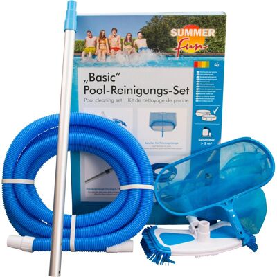 Waterman Reinigungsset für Pool - Teleskopstange, 6m Schlauch, Bodensauger & Bürste Waterman Reinigungsset für Pool - Teleskopstange, 6m Schlauch, Bodensauger & Bürste