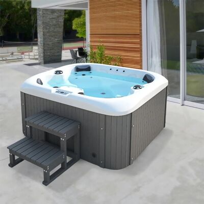 HOME DELUXE Außen-Whirlpool SEA STAR PURE - 19 Düsen - Für 4 Personen HOME DELUXE Außen-Whirlpool SEA STAR PURE - 19 Düsen - Für 4 Personen