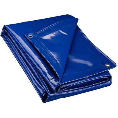 Wiltec Abdeckplane Wetterfest Blau 4X7M Polyester Gartenplane 650G/M² Ösen Plane Wiltec Abdeckplane Wetterfest Blau 4X7M Polyester Gartenplane 650G/M² Ösen Plane