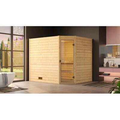 WEKA Valida Sauna - Kompakt Naturholz 5-Personen 9kW WEKA Valida Sauna - Kompakt Naturholz 5-Personen 9kW