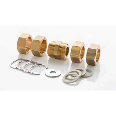 Boni-shop Wellrohr Edelstahl Solar Verschraubung Set Dn20 Solar-tube Boni-shop Wellrohr Edelstahl Solar Verschraubung Set Dn20 Solar-tube