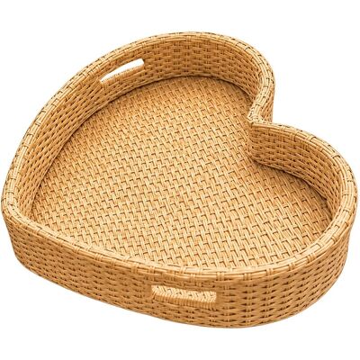 Relaxdays Schwimmtablett Aluminium Rattan Natur Schwimmfähig Herzförmig 60 cm x 60 cm x 20 cm Relaxdays Schwimmtablett Aluminium Rattan Natur Schwimmfähig Herzförmig 60 cm x 60 cm x 20 cm