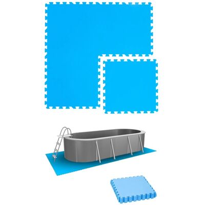 eyepower - 1m2 EVA Poolmat Set - 50x50x1 cm - Poolmat eyepower - 1m2 EVA Poolmat Set - 50x50x1 cm - Poolmat