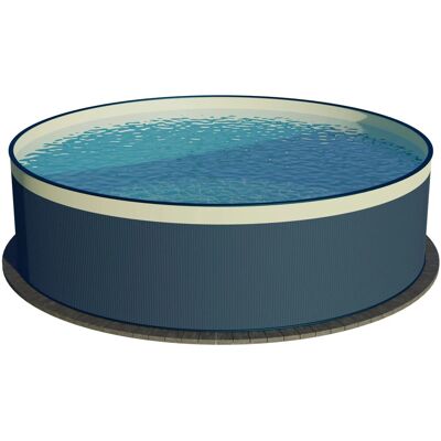 Waterman Stahlwandpool Rund 450 x 90cm Stahl 0,3mm Anthrazit Folie 0,2mm Sand Overlap Waterman Stahlwandpool Rund 450 x 90cm Stahl 0,3mm Anthrazit Folie 0,2mm Sand Overlap