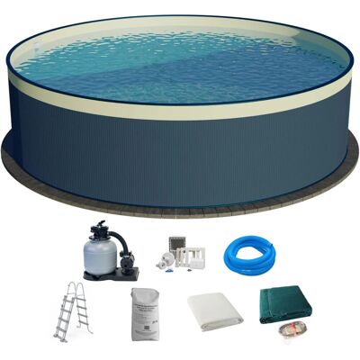 Waterman Stahlwandpool Set 8 teilig Hoch Rund 450 x 90 cm Stahl 0,3 mm Anthrazit Folie 0,2 mm Sand Waterman Stahlwandpool Set 8 teilig Hoch Rund 450 x 90 cm Stahl 0,3 mm Anthrazit Folie 0,2 mm Sand Waterman Stahlwandpool Set 8 teilig Hoch Rund 450 x 90 cm Stahl 0,3 mm Anthrazit Folie 0,2 mm Sand Waterman Stahlwandpool Set 8 teilig Hoch Rund 450 x 90 cm Stahl 0,3 mm Anthrazit Folie 0,2 mm Sand