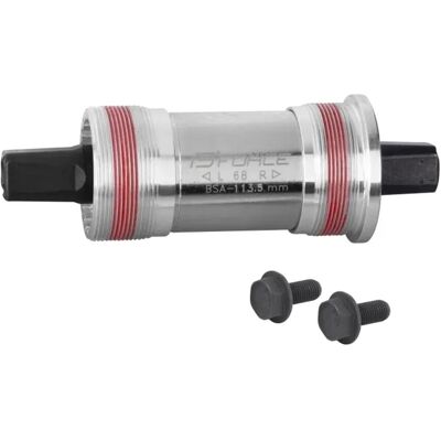 Force 4-Kant Alu Tretlager mit BSA Gewinde Länge 113 mm Force 4-Kant Alu Tretlager mit BSA Gewinde Länge 113 mm