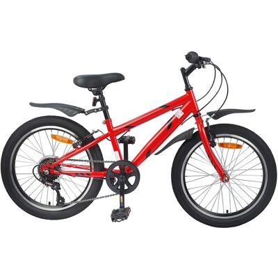 vidaXL Kinderfahrrad 20 Zoll 6-Speed für 6-11 Jahre Alt Rot 42009387 vidaXL Kinderfahrrad 20 Zoll 6-Speed für 6-11 Jahre Alt Rot 42009387