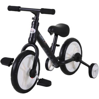 HOMCOM Kinderfahrrad 2-in-1 mit Stützrädern und Pedalen HOMCOM Kinderfahrrad 2-in-1 mit Stützrädern und Pedalen