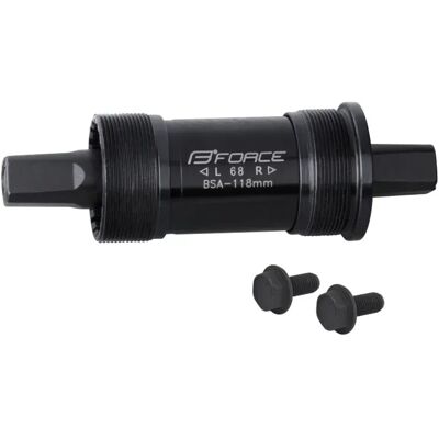 Force 4-Kant Stahl Tretlager mit BSA Gewinde Länge 118 mm Force 4-Kant Stahl Tretlager mit BSA Gewinde Länge 118 mm