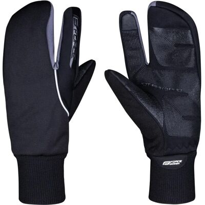 Force Schwarze Winter-Cycling-Handschuhe - Sehr Warm, Reflektierend Force Schwarze Winter-Cycling-Handschuhe - Sehr Warm, Reflektierend