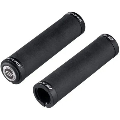 Schwarze Silikonschaltgriffe - 130mm - Lock-On - Stoßdämpfend Schwarze Silikonschaltgriffe - 130mm - Lock-On - Stoßdämpfend