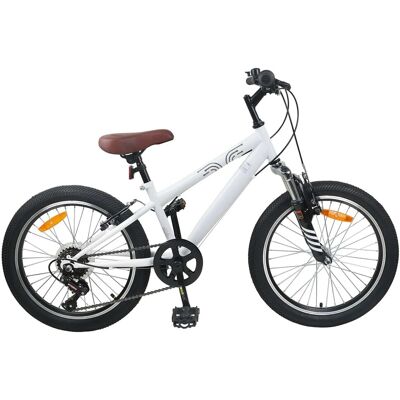 vidaXL Mountainbike 20 Zoll 6-Gang für Kinder 5-8 Jahren Weiß 42009740 vidaXL Mountainbike 20 Zoll 6-Gang für Kinder 5-8 Jahren Weiß 42009740