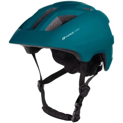 Force Kinderhelm Zebu mit Blinklicht Blaugrün Größe L-XL Force Kinderhelm Zebu mit Blinklicht Blaugrün Größe L-XL