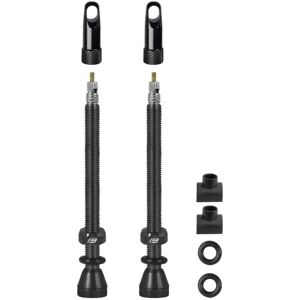Force Fahrrad Ventilsatz für Tubeless 2 x SV 60 mm Schwarz Force Fahrrad Ventilsatz für Tubeless 2 x SV 60 mm Schwarz