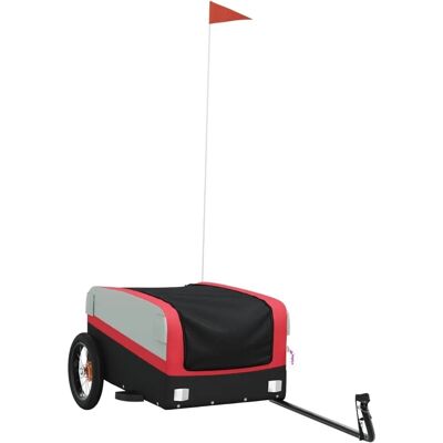 vidaXL Fahrradanhänger - Schwerlast Eisen - 30kg - Rot vidaXL Fahrradanhänger - Schwerlast Eisen - 30kg - Rot