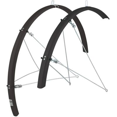 Force Aluflex Vei 28 Svart - Bike Mudguards Force Aluflex Vei 28 Svart - Bike Mudguards