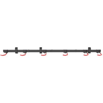 Wiltec Wandfahrradhalter - Für 6 Fahrräder, 150kg, Verstellbare Haken Wiltec Wandfahrradhalter - Für 6 Fahrräder, 150kg, Verstellbare Haken
