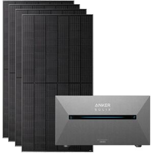 Anker Solix 2000W Balkonkraftwerk Mit Solarbank 2 Pro 4×500W Solarmodulen ohne Halterung Anker Solix 2000W Balkonkraftwerk Mit Solarbank 2 Pro 4×500W Solarmodulen ohne Halterung
