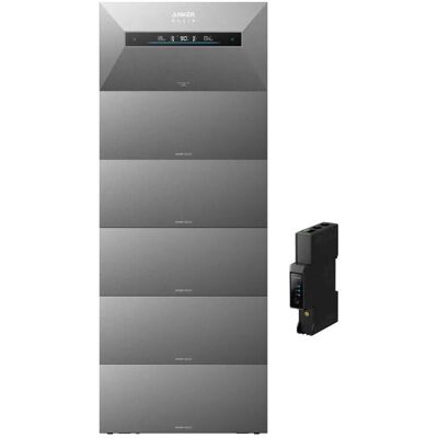 Anker SOLIX Solarbank Max AC 42 kWh Speicher Mit 5 BP7000 Und Smart Meter Gen 2 Anker SOLIX Solarbank Max AC 42 kWh Speicher Mit 5 BP7000 Und Smart Meter Gen 2