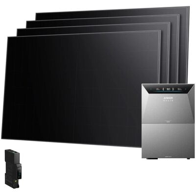 Anker SOLIX Balkonkraftwerk 4×480 Wp mit Solarbank 4 E5000 Pro, BP5000 Erweiterungsakku und Smart Meter Gen 2 Anker SOLIX Balkonkraftwerk 4×480 Wp mit Solarbank 4 E5000 Pro, BP5000 Erweiterungsakku und Smart Meter Gen 2