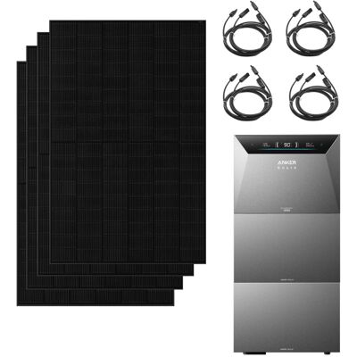 Anker SOLIX Solarbank 4 E5000 Pro Mit 2000W Bifaziale Solarmodule mit 2 BP5000 Erweiterungsakku Anker SOLIX Solarbank 4 E5000 Pro Mit 2000W Bifaziale Solarmodule mit 2 BP5000 Erweiterungsakku
