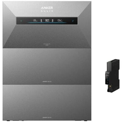 Anker SOLIX Solarbank Max AC 21 kWh Speicher Mit 2 BP7000 Und Smart Meter Gen 2 Anker SOLIX Solarbank Max AC 21 kWh Speicher Mit 2 BP7000 Und Smart Meter Gen 2