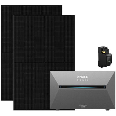 Anker SOLIX 3 Pro 910W Balkonkraftwerk mit 2×455W Modulen, Smart Meter, IP65 Ohne Halterung Anker SOLIX 3 Pro 910W Balkonkraftwerk mit 2×455W Modulen, Smart Meter, IP65 Ohne Halterung